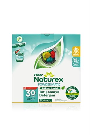 Naturex Bitkisel Toz Çamaşır Deterjanı 1,4Kg