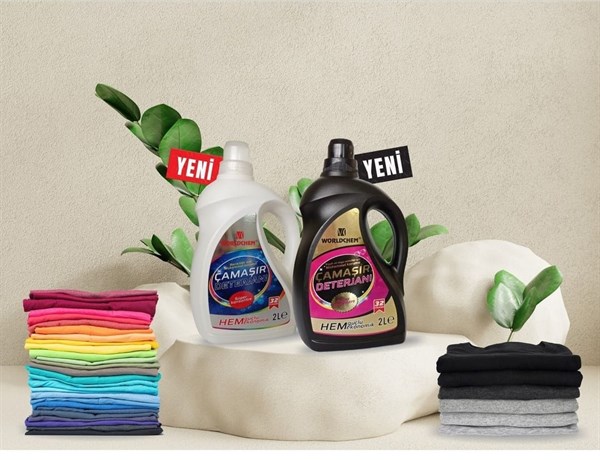 Worldchem Bitkisel Siyahlar & Renkliler İçin Sıvı Çamaşır Deterjanı 2li Set